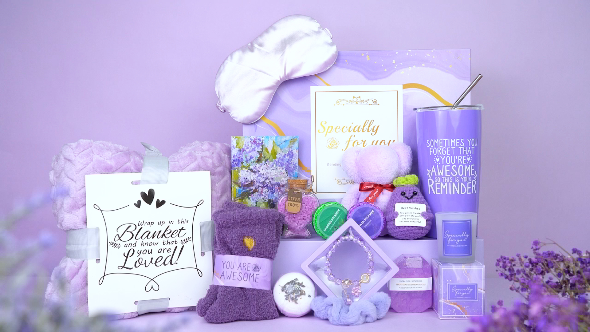 Bridesmaid Gifts Gift Basket For Women, Best Birthday Gifts Set