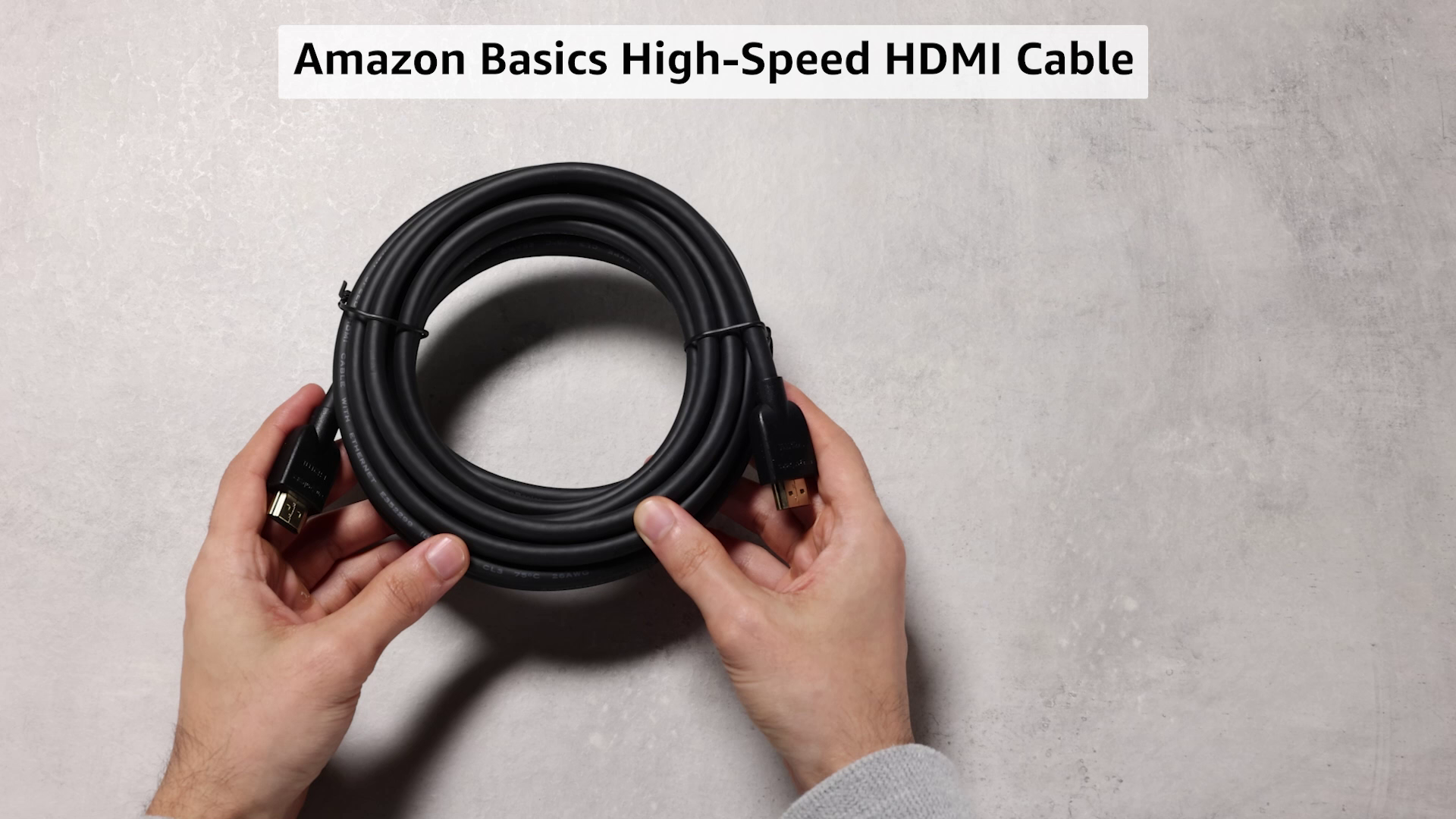 Amazon.com: Amazon Basics HDMI Cable, 15ft, 4K@60Hz, High-Speed 4K