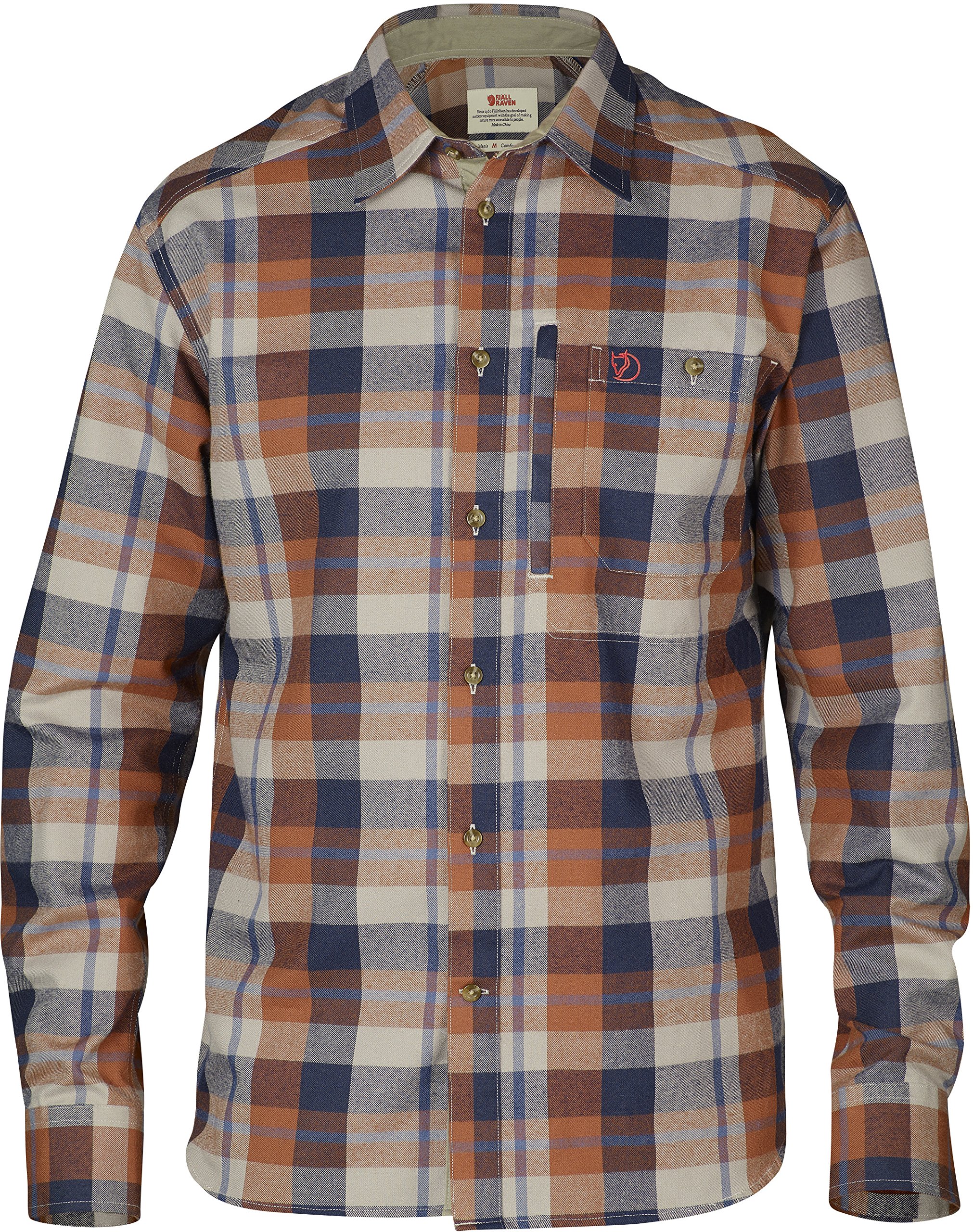 Fjallraven Men's Fjällglim M Long Sleeved T shirt, Brown, XL UK