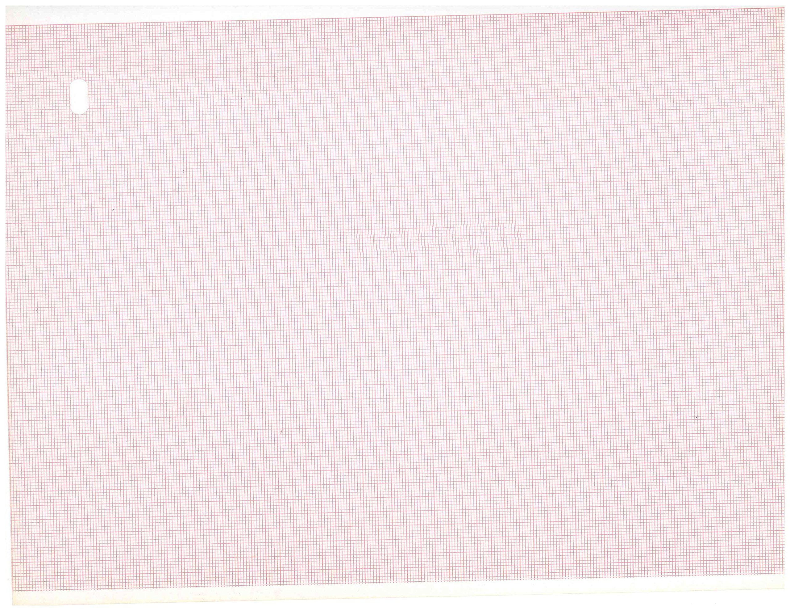 ECG Paper For MAC 1000, 1200, 3500, 5500 - 216mm X 280mm X 300 Sheets (ALL RED Grid) (3)