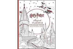 Harry Potter Magical Places & Coloring Book: An Adult Coloring Book