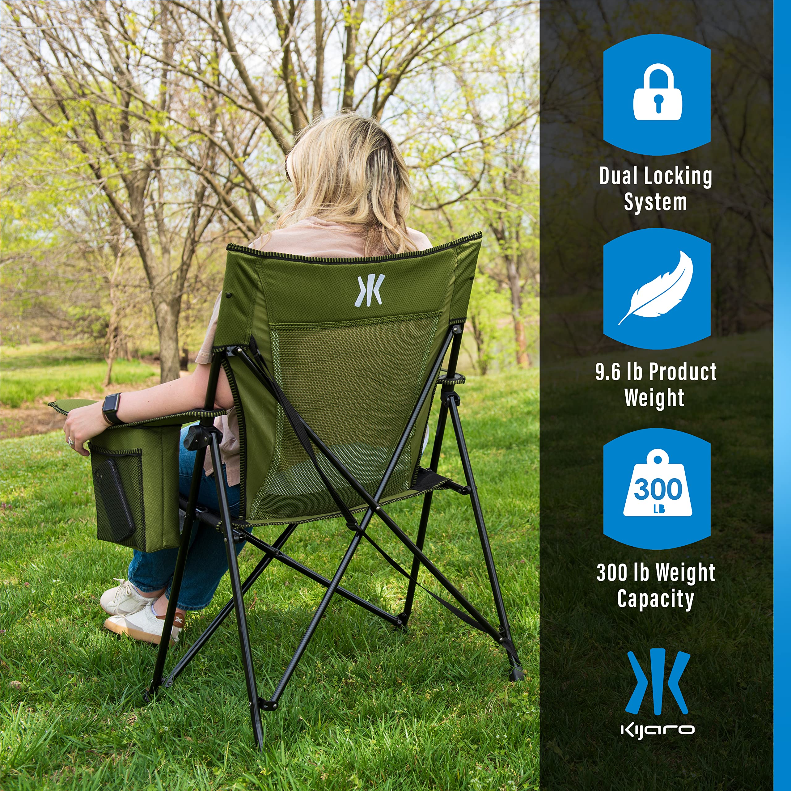 Kijaro Portable Rocker Camp Snapklik.com : Kijaro Dual Lock Portable Camping Chairs - Enjoy The ...