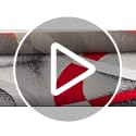 Persian Area Rugs 2305 Gray 5x7 Abstract Area Rug, 5 x 7 ft