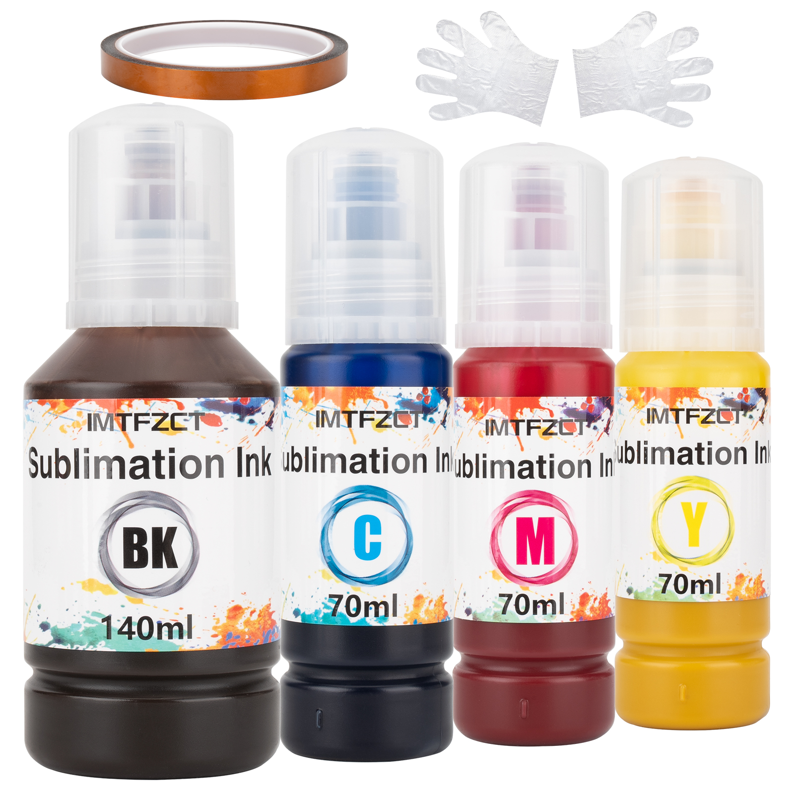 Amazon.com: imtfzct Sublimation Ink Refilled Bottles with Heat