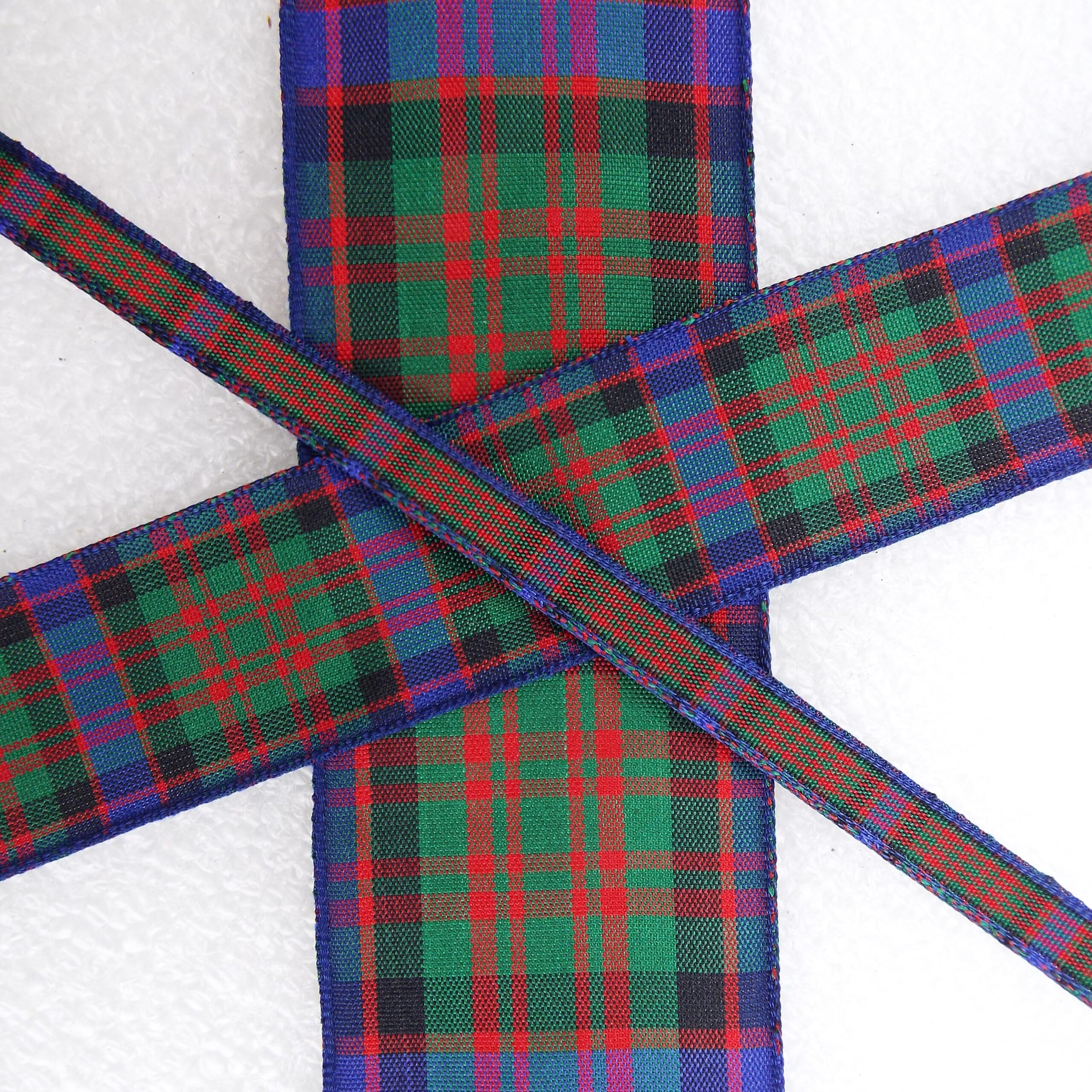 Macdonald Tartan Ribbon Scotland Scottish 14 348D, 10mm, 4 Metres