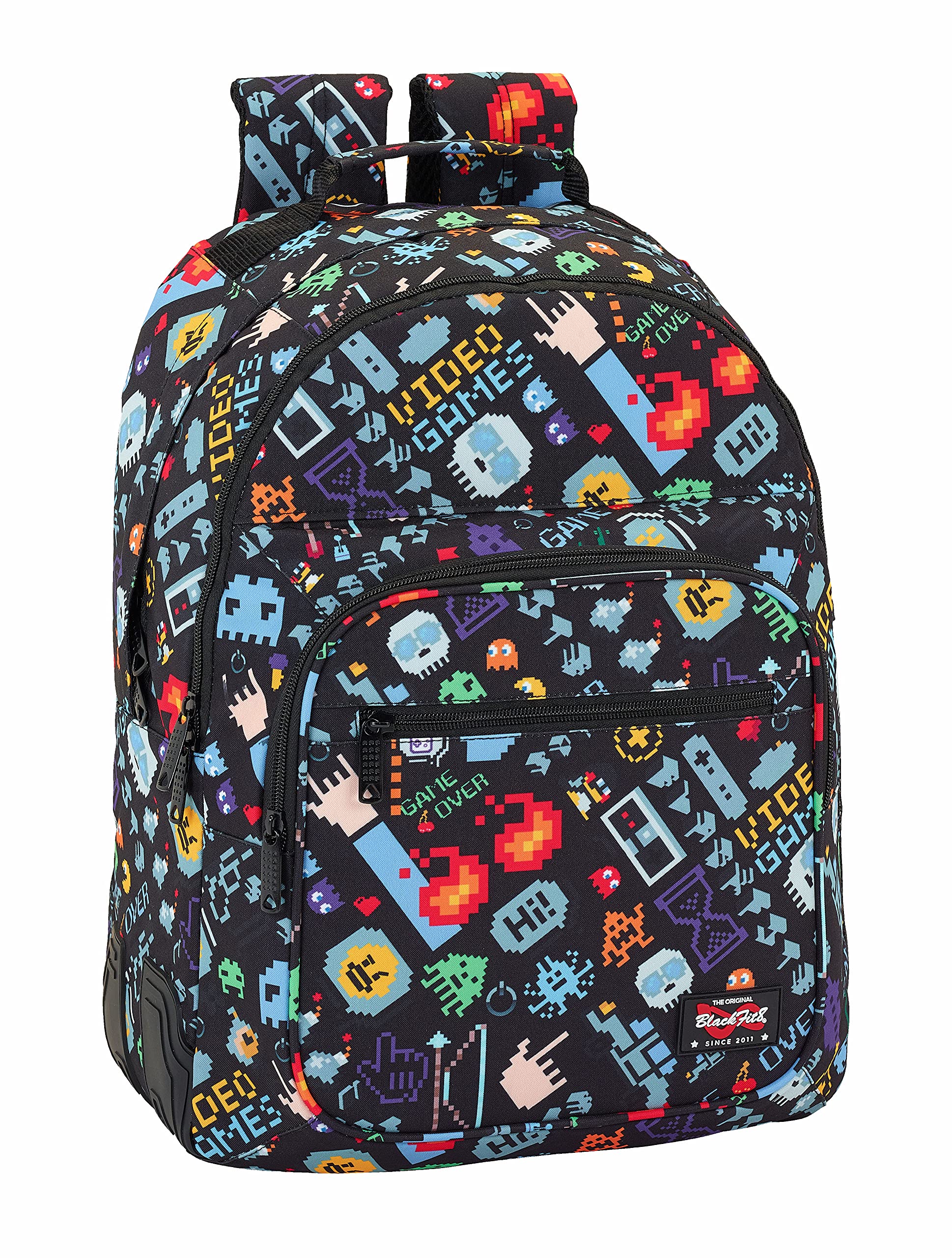 Safta Mochila Escolar Blackfit8 "Bit" Oficial 320x150x420mm