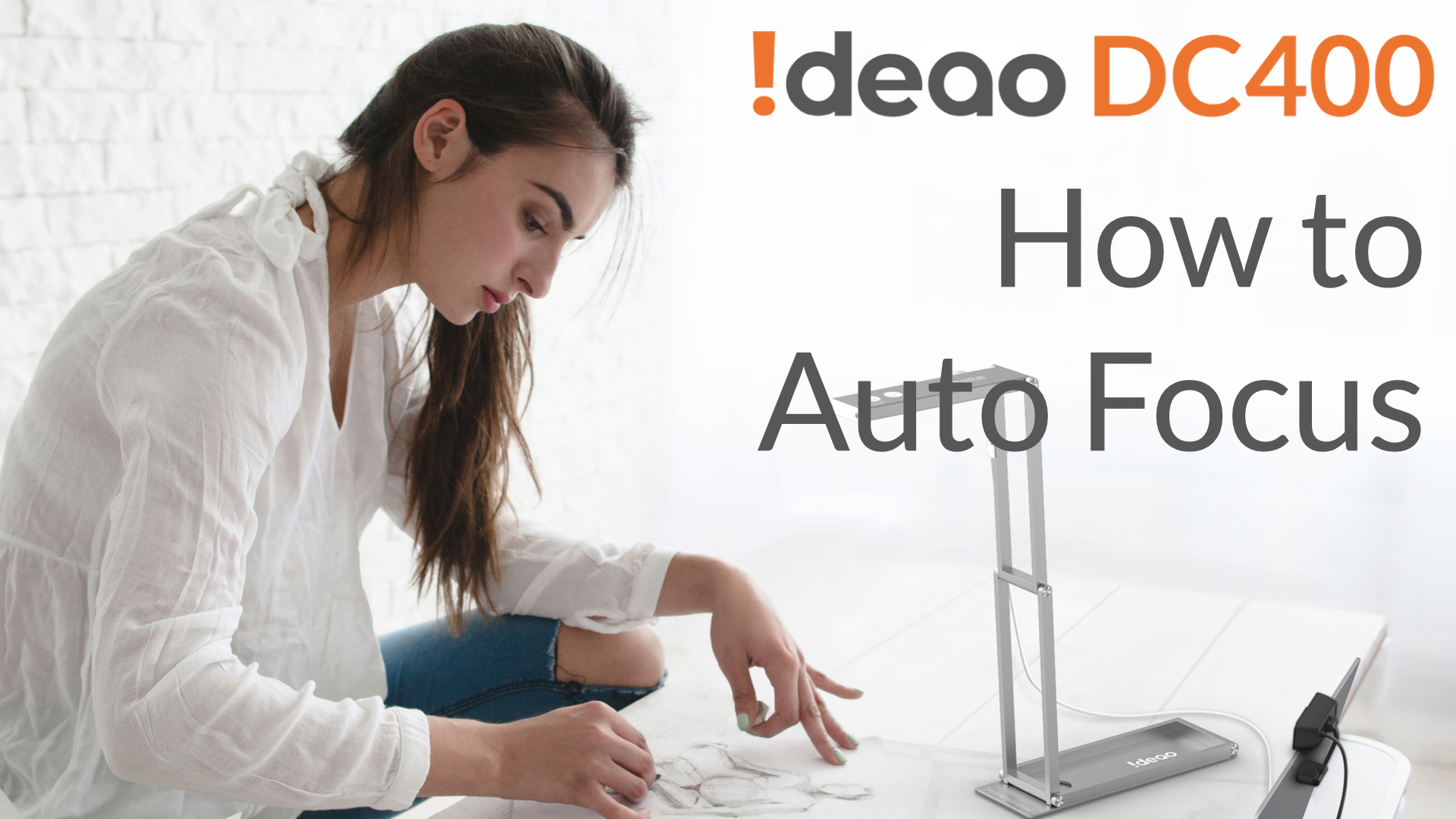 Amazon.com: Ideao DC400 4K USB Document Camera, Webcam & Scanner