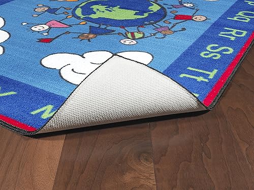 Miniatura 11 de Flagship Carpets Happy World - Alfombra educativa para el aula de los niños, el hogar y la escuela sala de juegos o dormitorio de los niños, 3 x 5