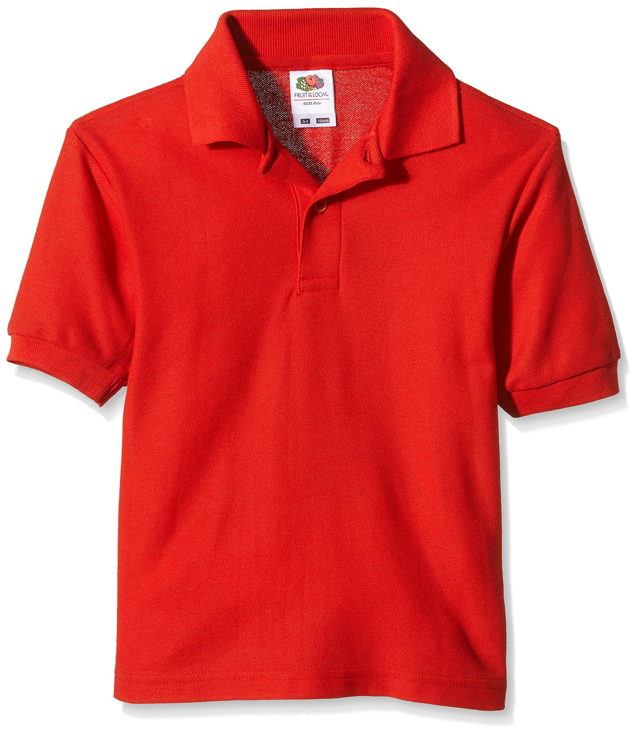 Fruit of the Loom Pique Polo Camiseta para Niñas