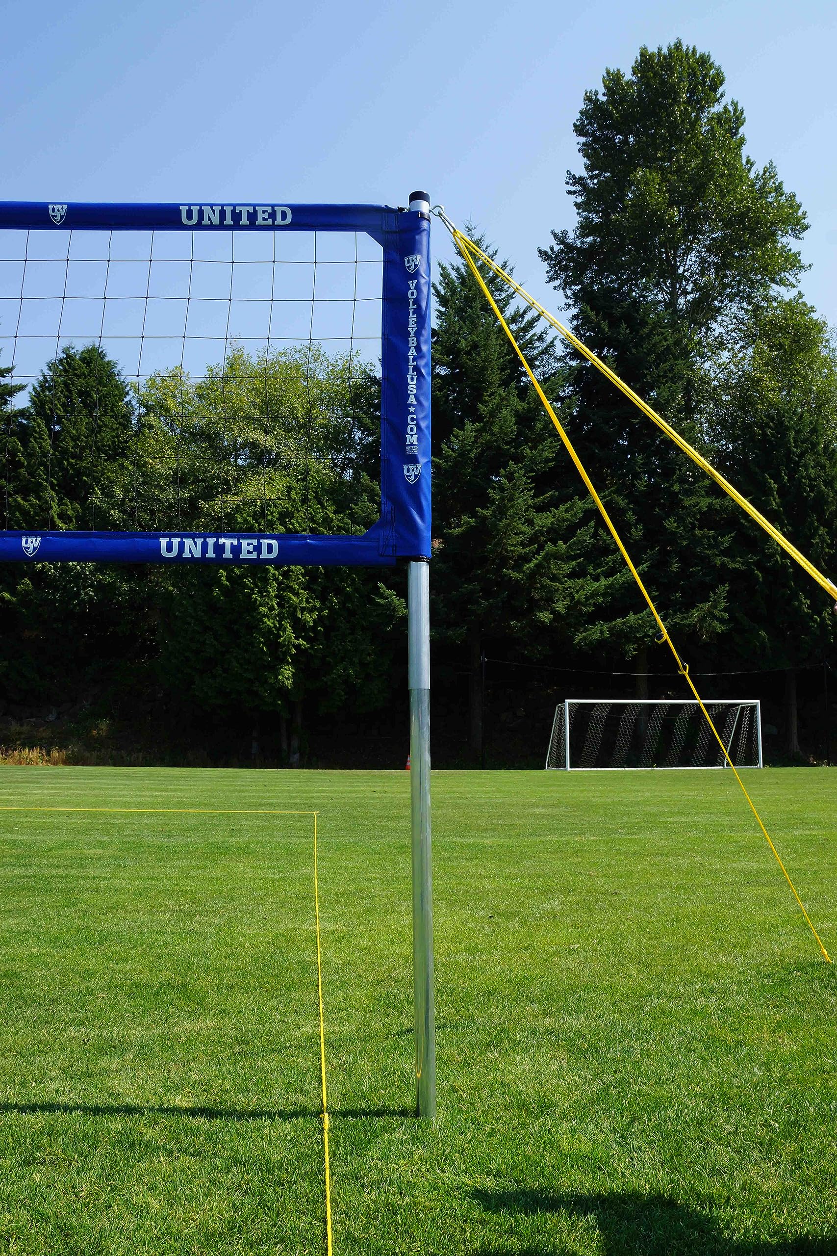 United Volleyball Net Slip System - Rope with Super Soft and Ball Pump