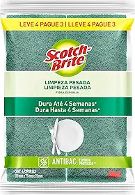 Scotch-Brite, 3M, Esponja Multiuso - Leve 4 Pague 3