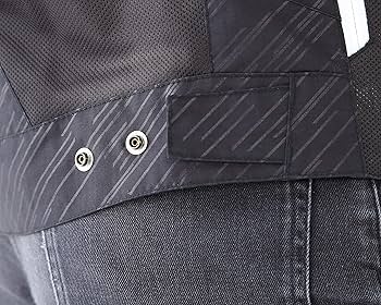 【みら】タイチ×ヤマハ　コラボ ライディングジャケット Mサイズ ブラック ヤマハとタイチのコラボジャケット！ 個性的なグラフィックが目