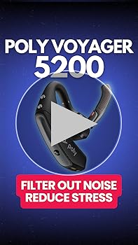Amazon.com: Plantronics Voyager 5200 藍牙耳機套組- 降噪防風麥克風