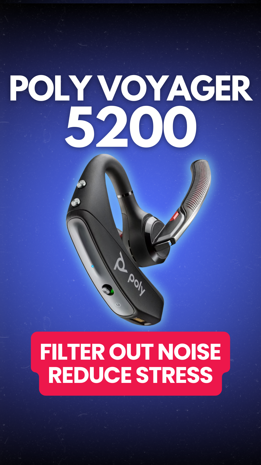 Amazon.com: Plantronics Poly Voyager 5200 UC Bluetooth Headset