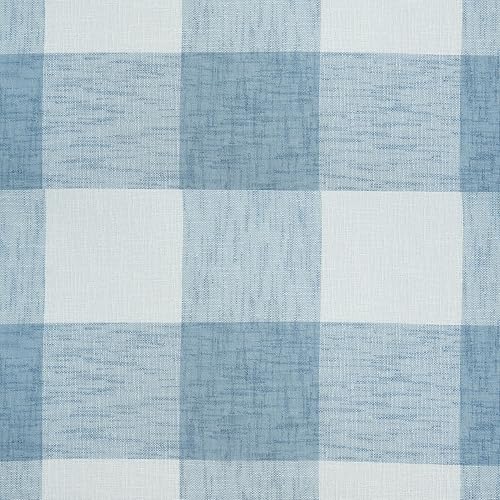 Vista 42 de DriftAway - Cortinas de ojales opacas, patrón a cuadros, forro térmico con aislamiento, blackout, impresas a cuadros, 2 capas, juego de 2 paneles