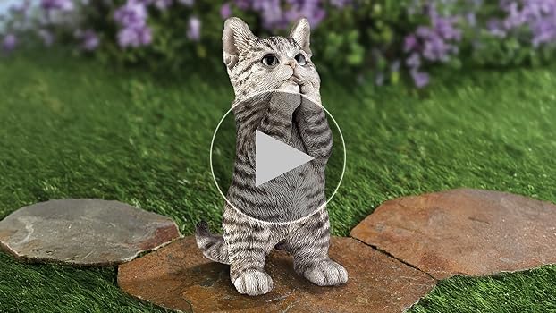 Amazon.com : Teaeeno Outdoor Cat Statue Garden Decorations