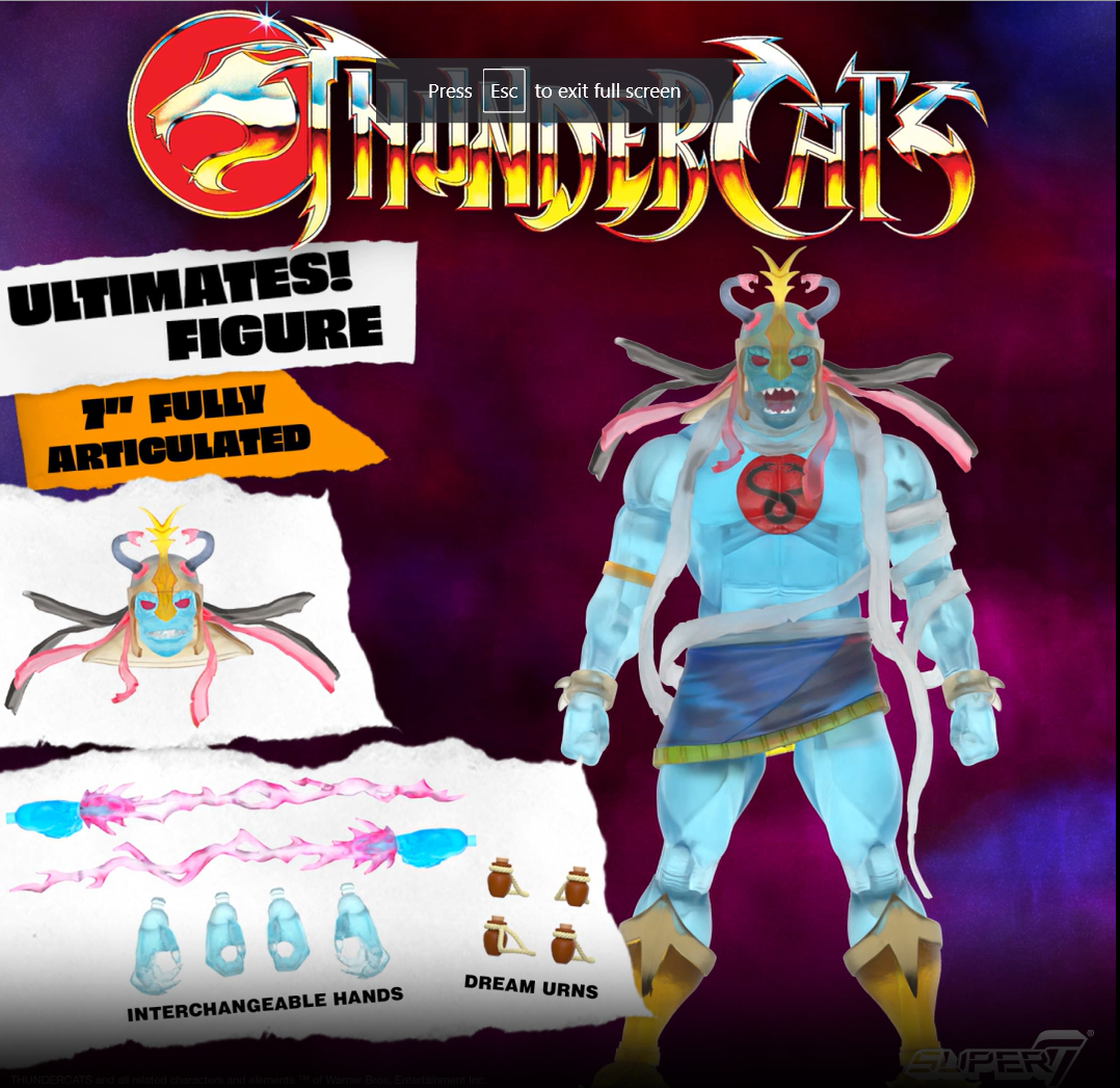 Pumm-Ra Thundercats Ultimates in doos Super7 | Old School Toys