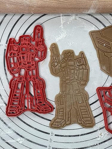 Miniatura 2 de Juego de 2 cortadores y moldes de galletas Autobots producidos por 3D Kitchen Art