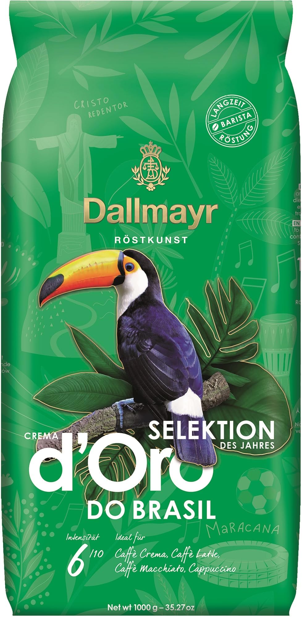 Dallmayr Kawa Crema d'Oro Selektion roku ziarna kawy, 1 kg