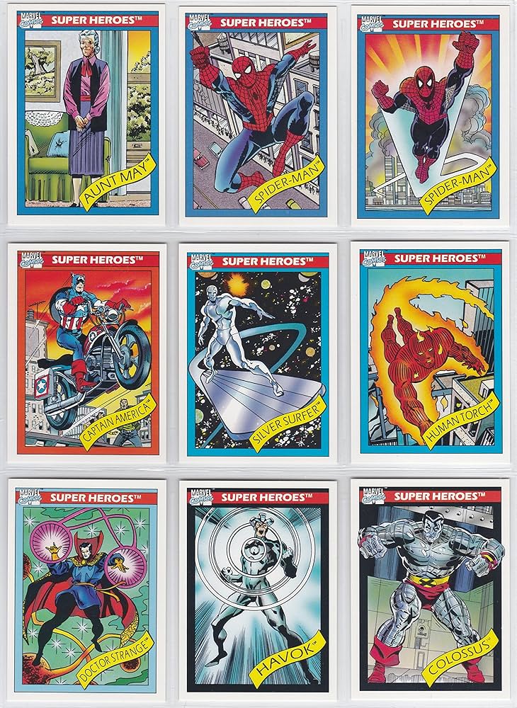 Amazon.com: Impel 1990 Marvel Universe Series I Base Set of