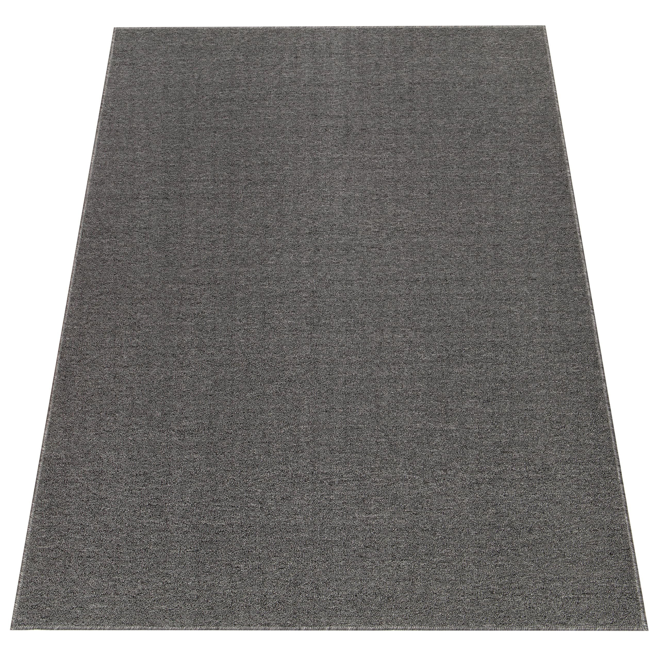 TAPISO Nizza Alfombra Antideslizante Lavable de Pelo Corto Diseño Moderno Gris Melange Alfombra de Salón Cocina Dormitorio Habitación Comedor Oeko-Tex 200 x 300 cm
