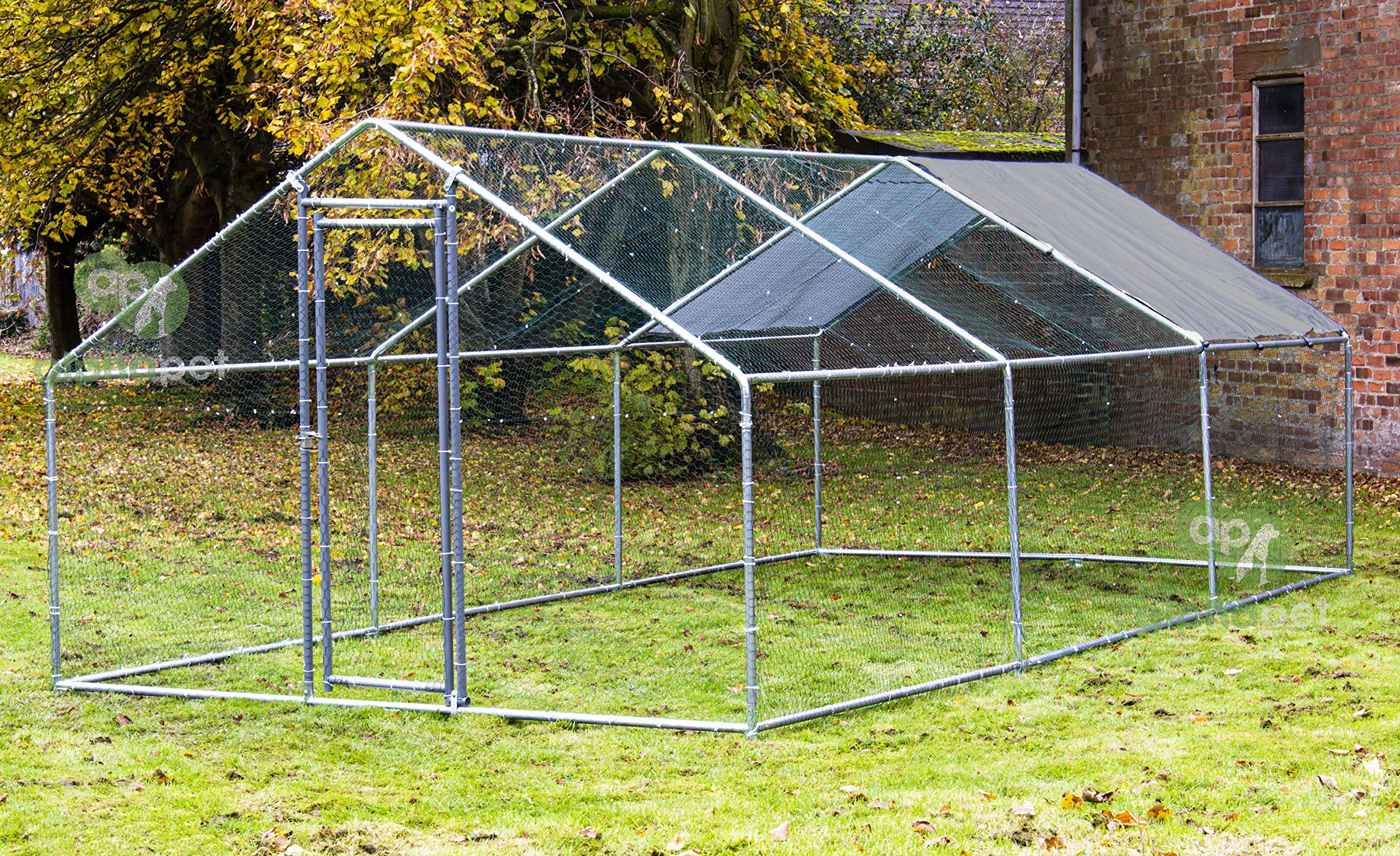 Buy When in Home Chicken Run Coop Heavy Duty Galvanised Steel Cage