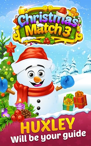 Christmas Match 3 Candy Games Free - New Magic Matching Holiday Puzzle Story Blast, Sweet Santa Chocolate Cookie Treats with Gingerbread Sugar Jam, Offline Addictive Fun for Kindle Fire – vue 8