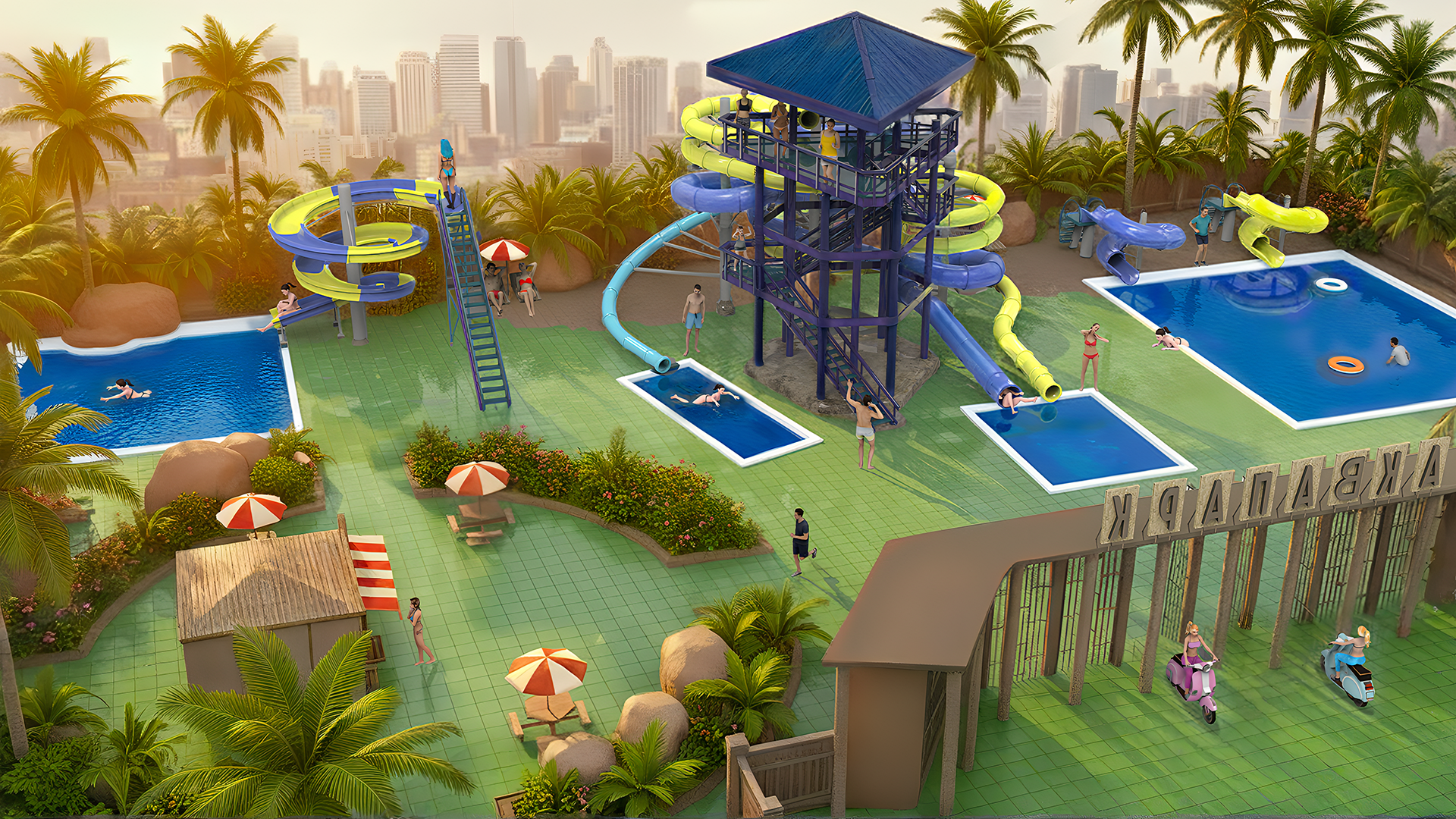 Waterpark Manager Pool Simulator 3D - App on Amazon Appstore