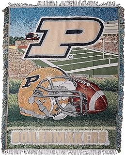 Officially Licensed NCAA "Home Field Advantage" Woven Tapestry Throw Blanket, 48" x 60", Multi Color