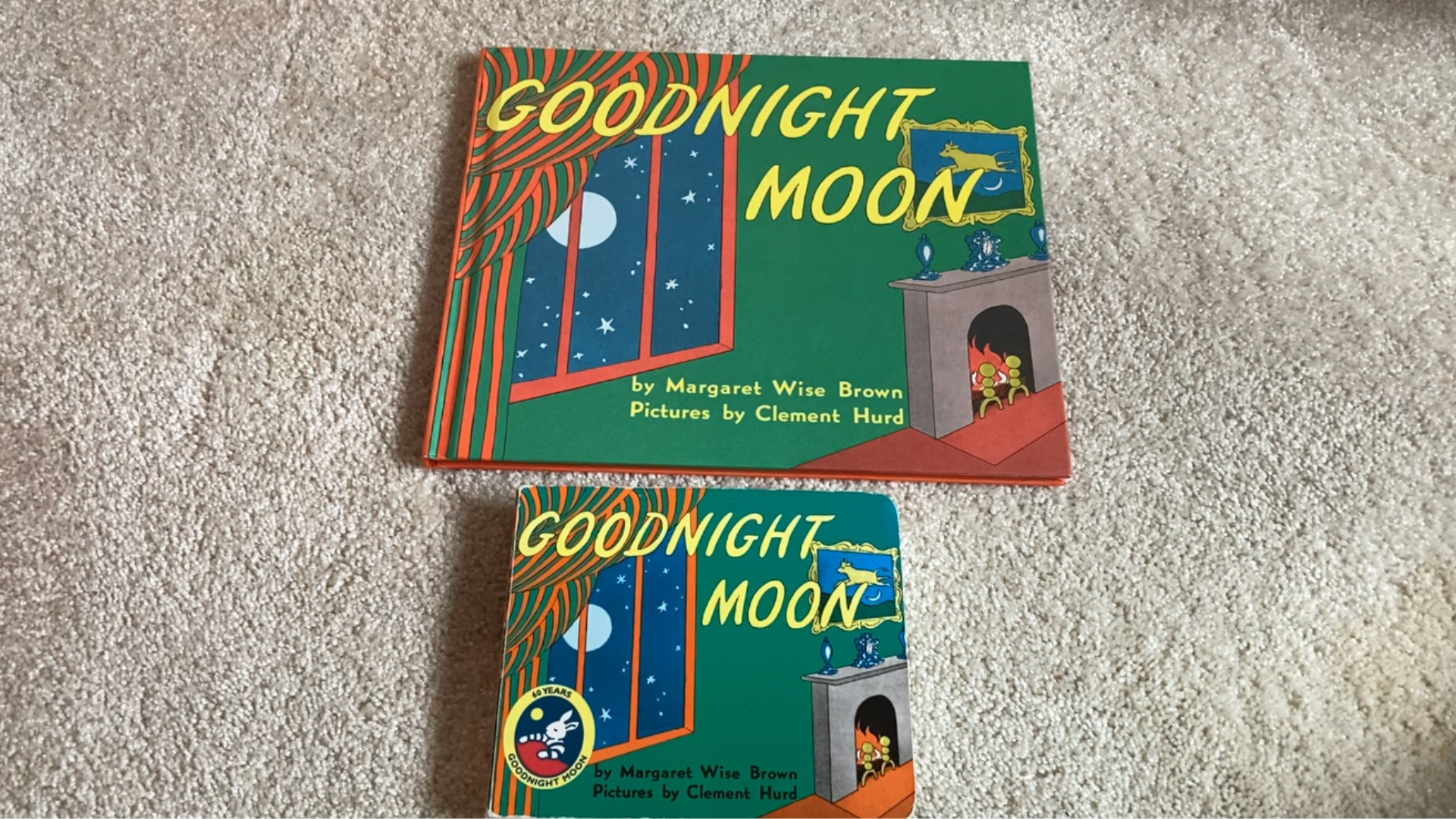Watch Board Book vs. Hard Copy of Goodnight Moon on Amazon Live