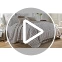 MarCielo 3-Piece 100% Cotton Oversized Bedspread Lightweight Quilt Coverlet Embroidery Farmhouse Bedding Set (TJ Colorful,King (112"x102"))