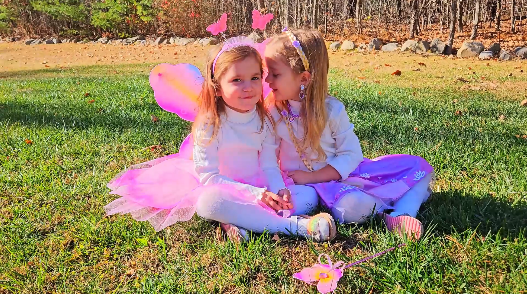 Vestido de princesa para niñas con tutú y accesorios miniatura 7