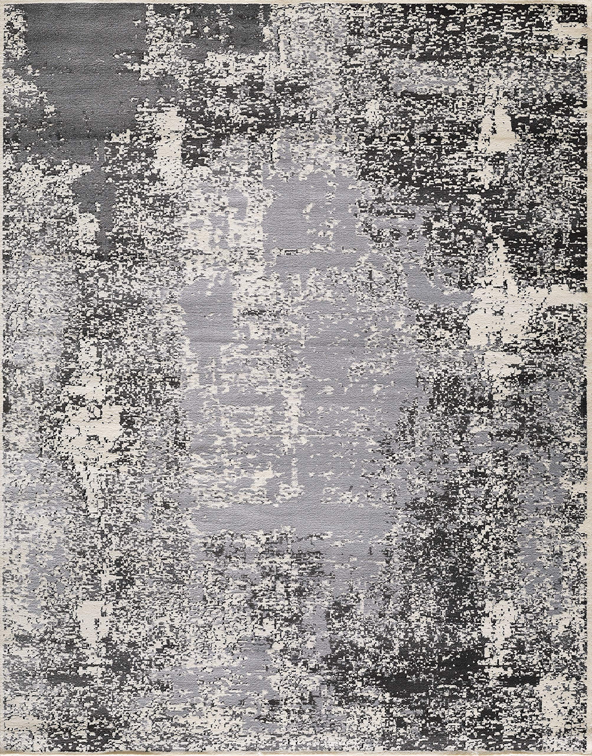 Noori Rug Lagoon Grey/Charcoal Rug, 4'3" x 6'0"