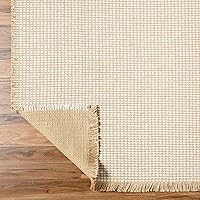 Vista 5 de SURYA Becki Owens x Kimi - Alfombra de área, 6 pies 7 pulgadas x 9 pies, color beige claro