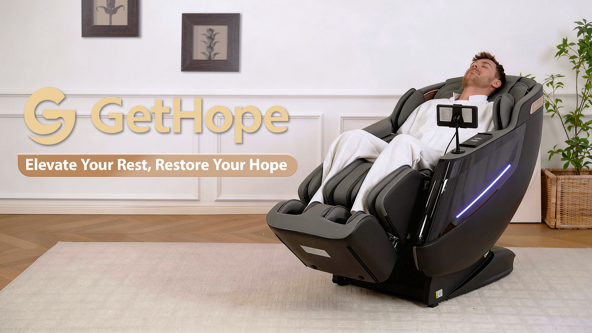 Amazon.com: Gethope 4D Massage Chair Full Body - 53.2