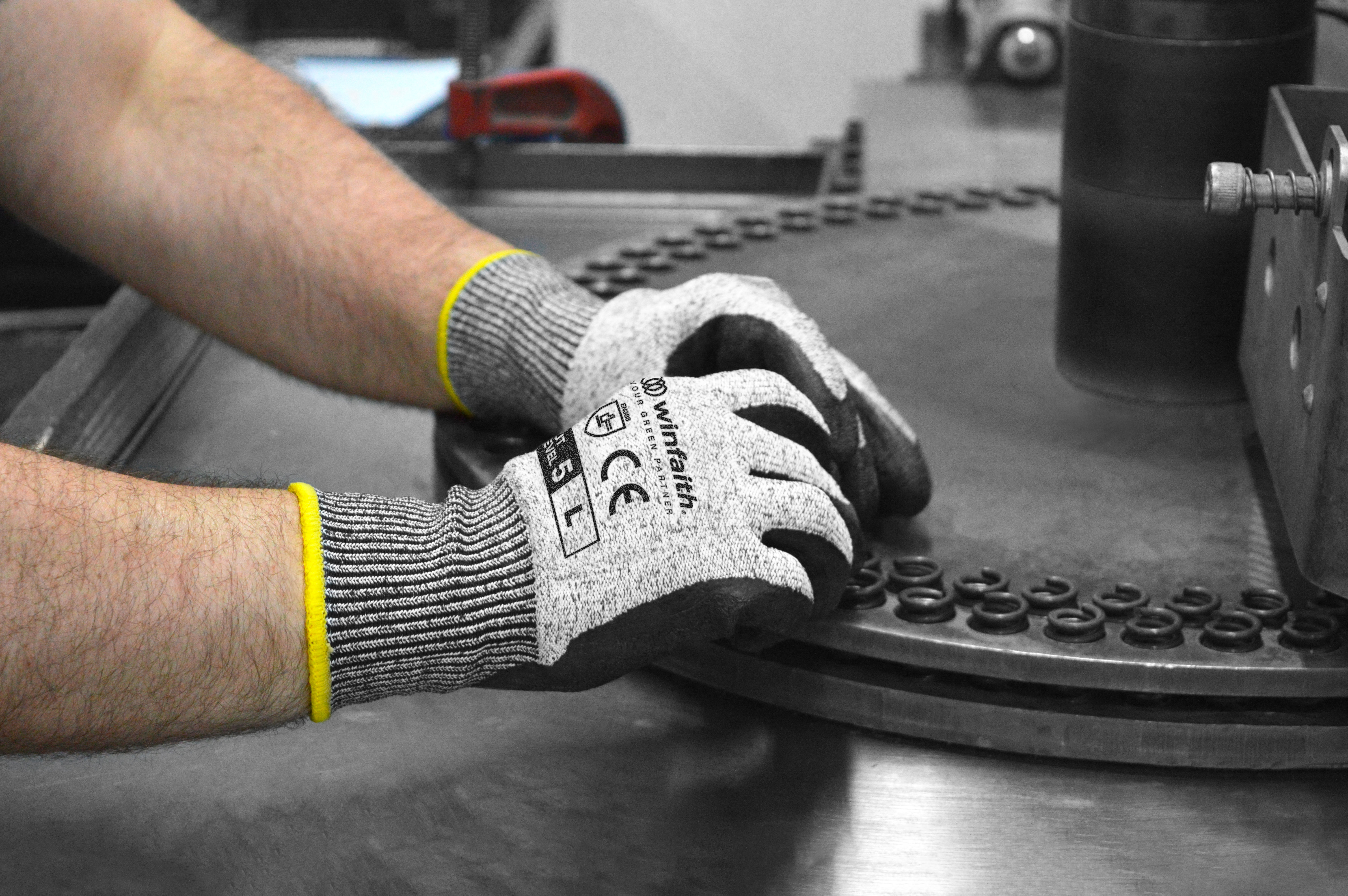 Guanti Antitaglio Livello 5 EN388 - Uomo/Donna, Per Lavori Pesanti - Foto 6