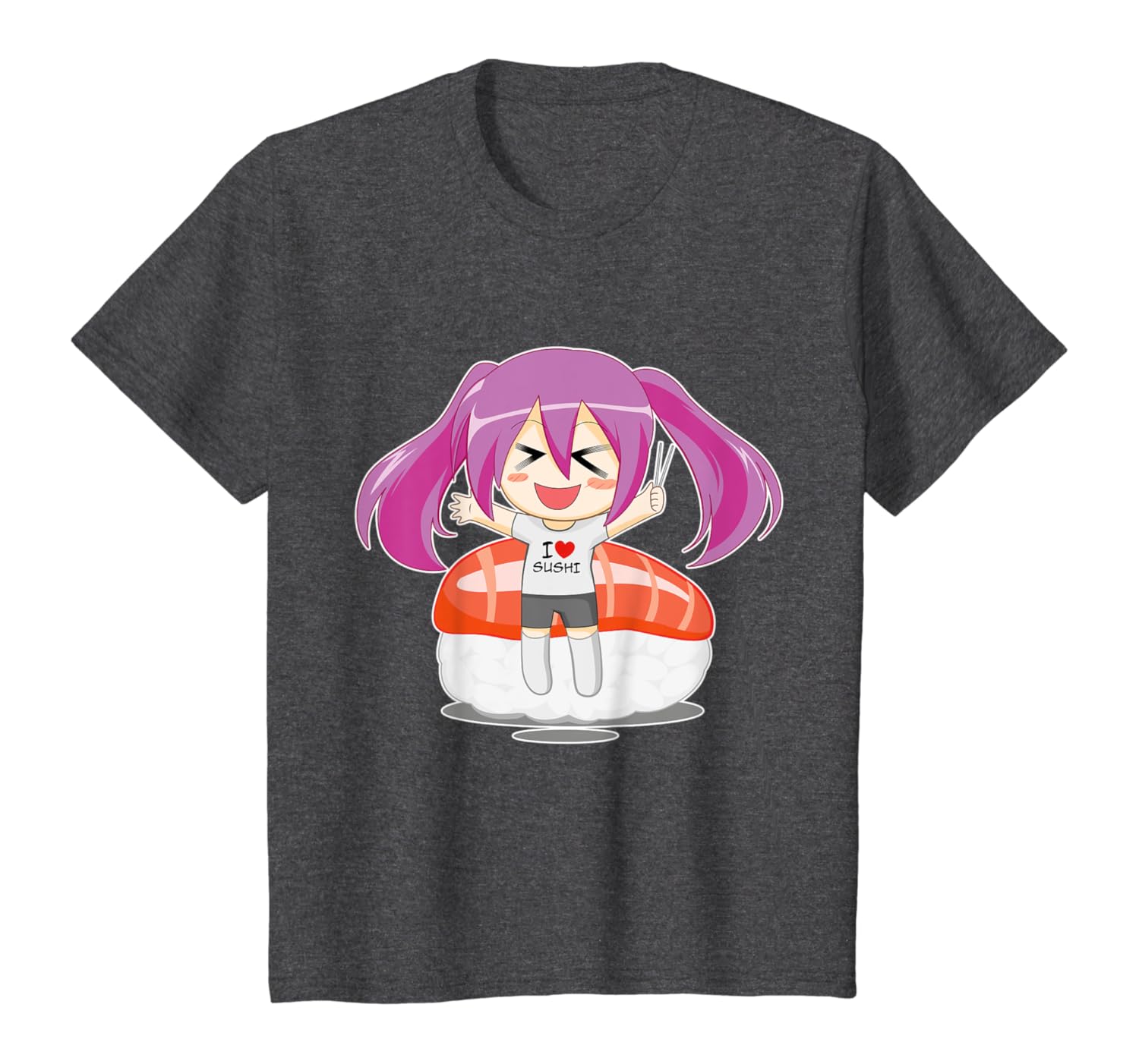 Amazon Com Chibi Sushi With Cute Girl Anime Japanese Cartoon T Amazon Com Chibi Sushi With Cute Girl Anime Japanese Cartoon T
