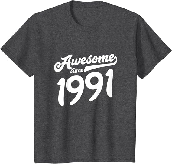 Amazon Com 30th Birthday Gift Ideas For Son Daughter Age 30 Men Women T Shirt Clothing