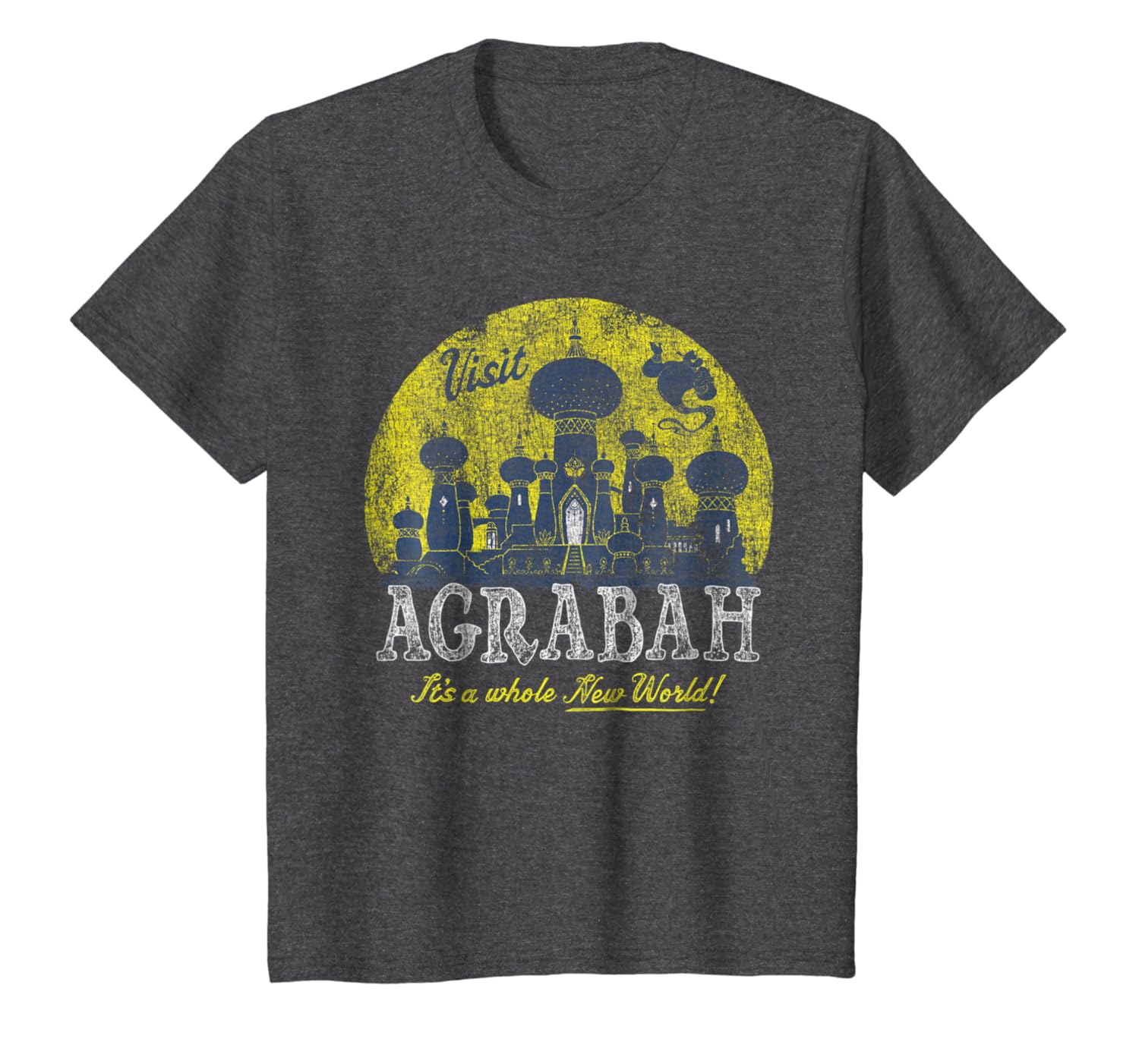 Image result for Disney Aladdin Genie Visit Agrabah Palace Vintage T-Shirt
