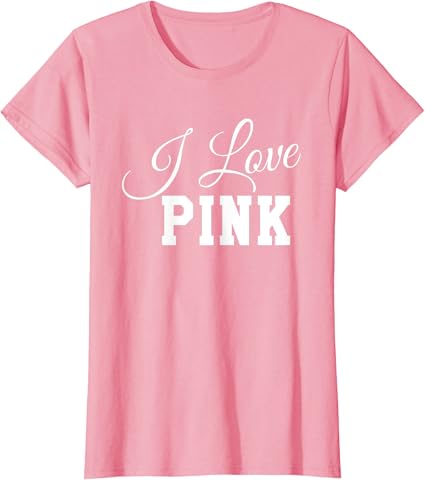 Love pink shirt Clearance
