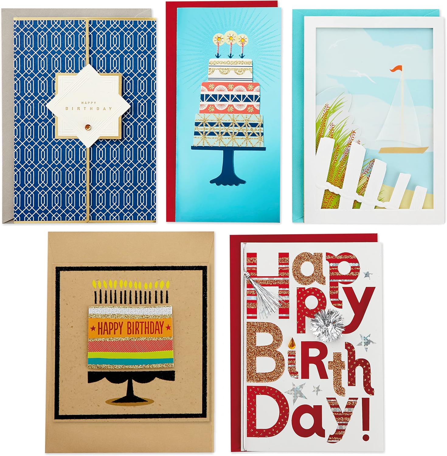 Hallmark All Occasion Handmade Boxed Set of Assorted Greeting Cards with Card Organizer (Pack of 24)—Birthday, Baby, Wedding, Sympathy, Thinking of You, Thank You, Blank - Image 5