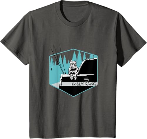 Miniatura 30 de American Bully Gang T-Shirt Black,Asphalt Grey,White,Cranberry Red,Red,Dark Green,Kelly Green,Olive Green,Lemon Yellow,Dark Heather Grey,Heather