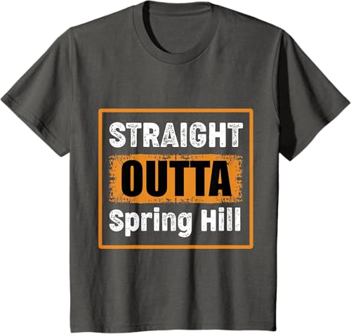 Miniatura 22 de Straight Outta Spring Hill Tennessee USA Vintage Humor T-Shirt Black,Navy Blue,Asphalt Grey,Slate Grey,Cranberry Red,Red,Kelly Green,Brown,Olive