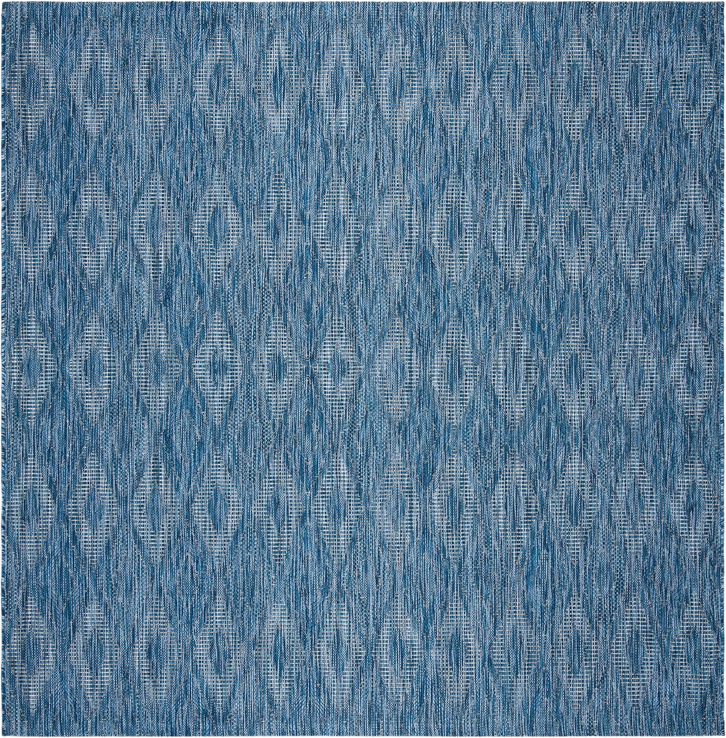 Safavieh Navy Blue Square Indoor/Outdoor Area Rug