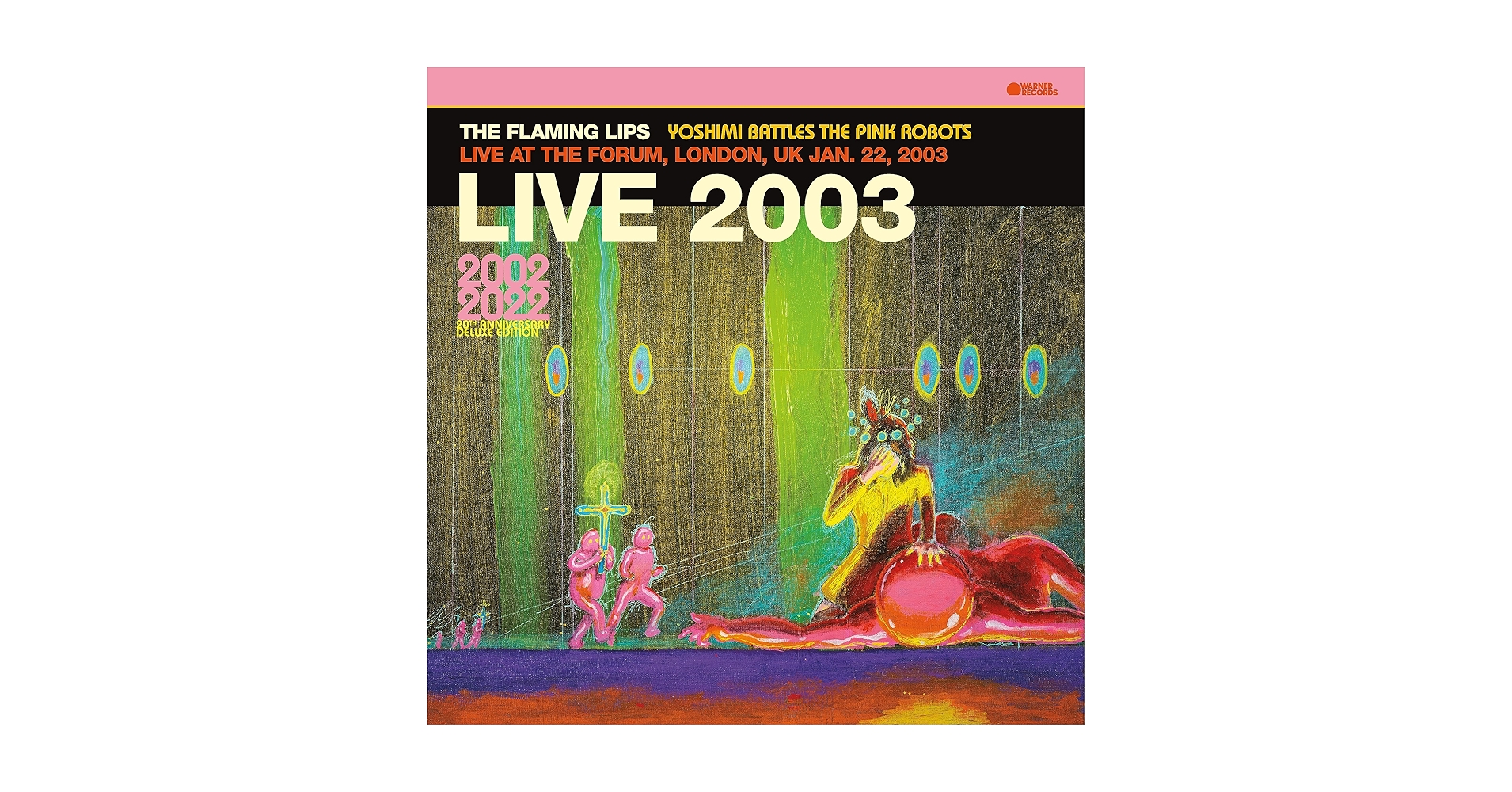THE FLAMING LIPS レコード Warner Records: The Flaming Lips - 'Yoshimi Battles the Pink
