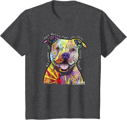 Miniatura 9 de Beware Of Pit Bulls, Dean Russo Pitbull Original - Dog Lover T-Shirt Black,Navy Blue,Asphalt Grey,Slate Grey,White,Cranberry Red,Kelly Green,Olive