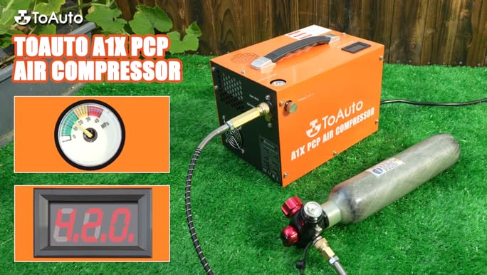 GEHMANN エアライフル用エア圧縮ポンプ Amazon.com: NDCYJG Pcp air compressor 4500PSI Portable PCP