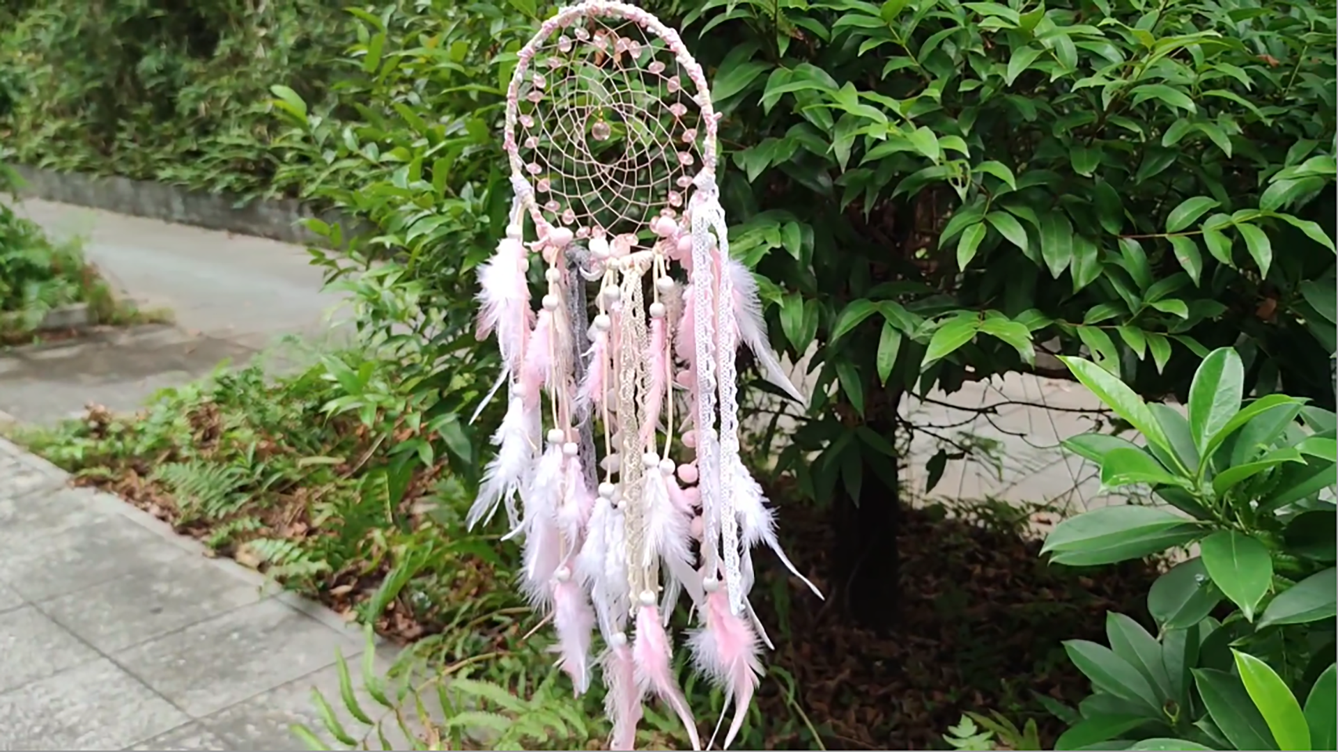 Amazon.com: SOYUZU Pink Dream Catcher Feather Dream Catchers