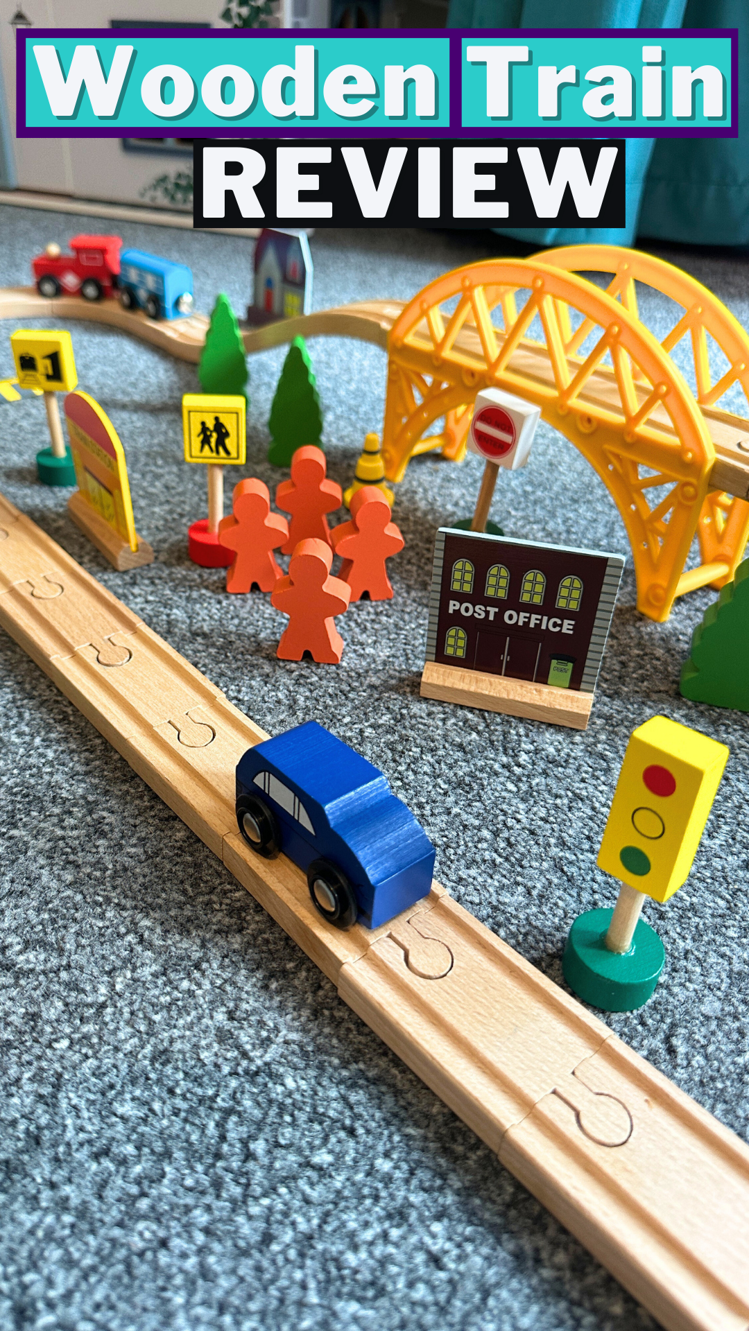Watch Our Experience With This Wooden Train Set on Amazon Live