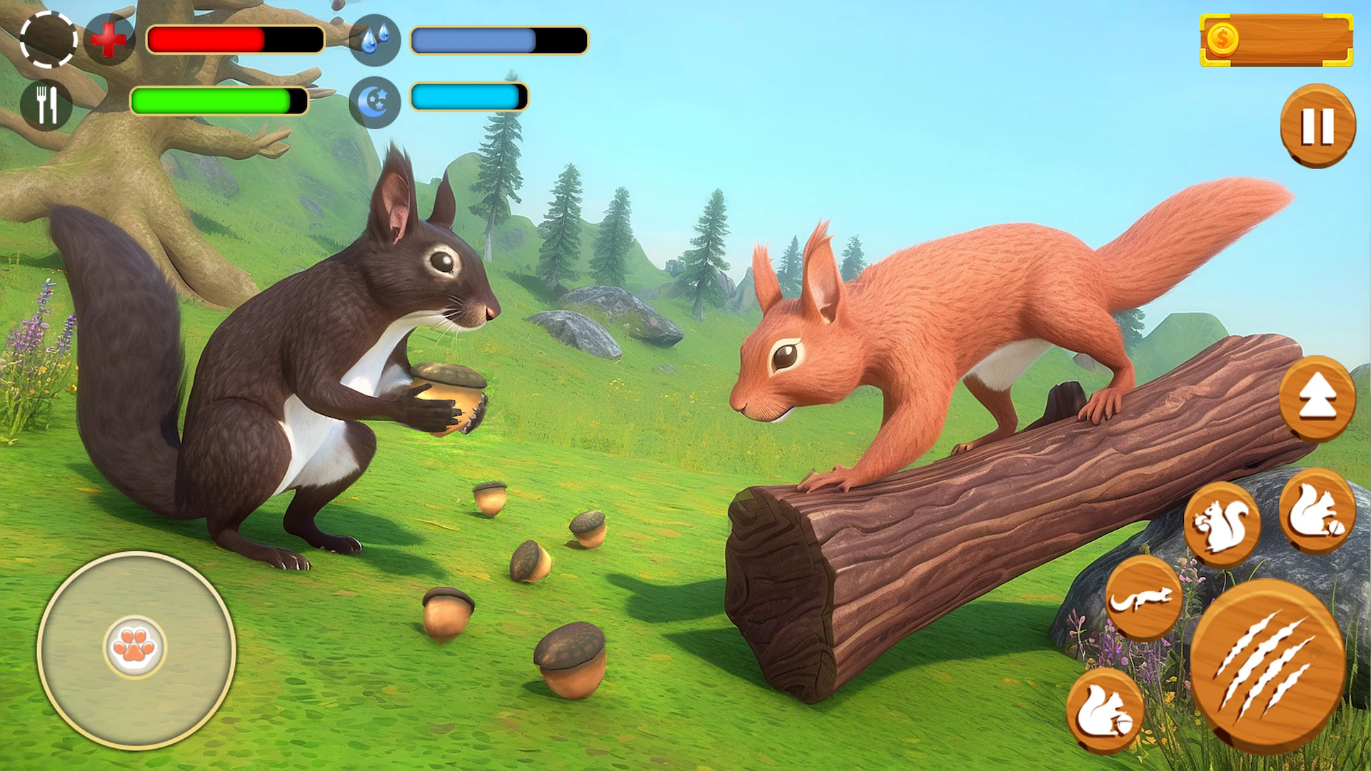 Wild Squirrel Life Simulator - Squirrel Hero | Gun Shooting Game - App ...
